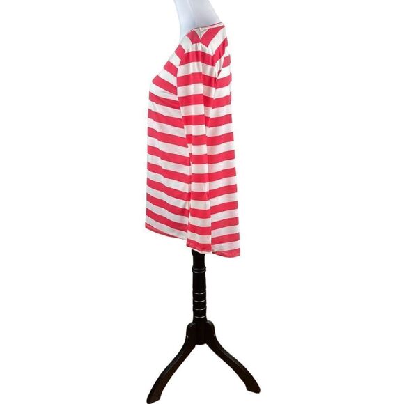 NWT LuLaRoe Pink And White Stripe Lynnae Top, Size S, NWT - Picture 3 of 8